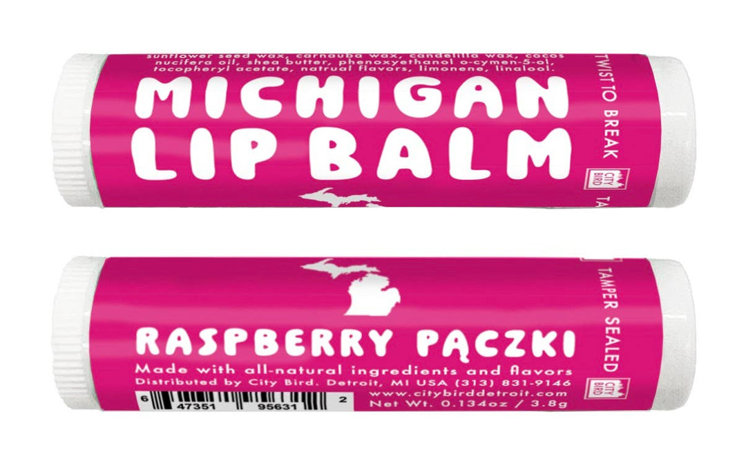 Michigan Organic Lip Balm - Raspberry Paczki