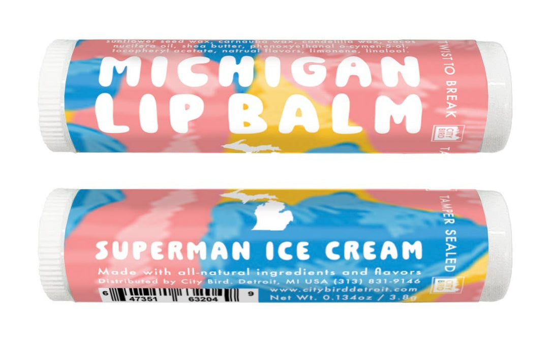 Michigan Organic Lip Balm - Superman Ice Cream