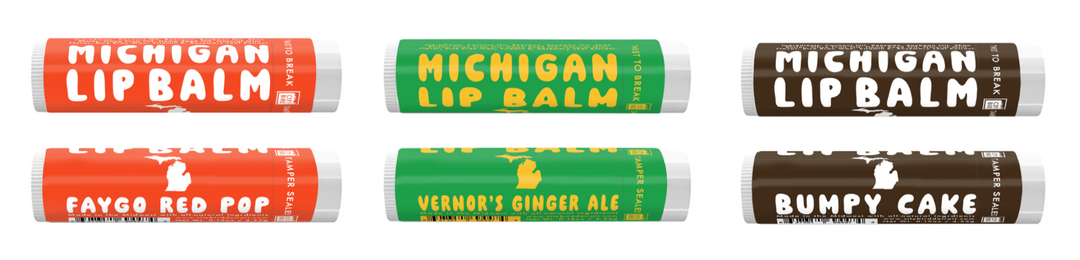 Michigan Organic Beeswax Lip Balm, Faygo Red Pop
