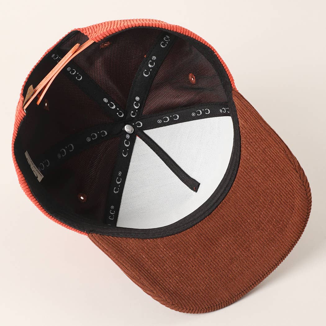 DEAD INSIDE BUT SPOOKY VIBES Corduroy Trucker Hat