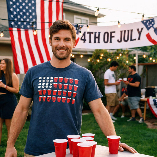 Beer Pong Flag Men&