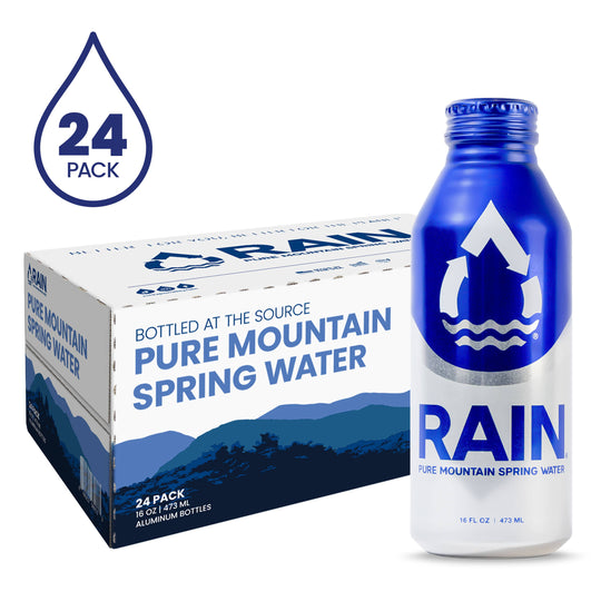 RAIN 16oz Aluminum Bottled Spring Water