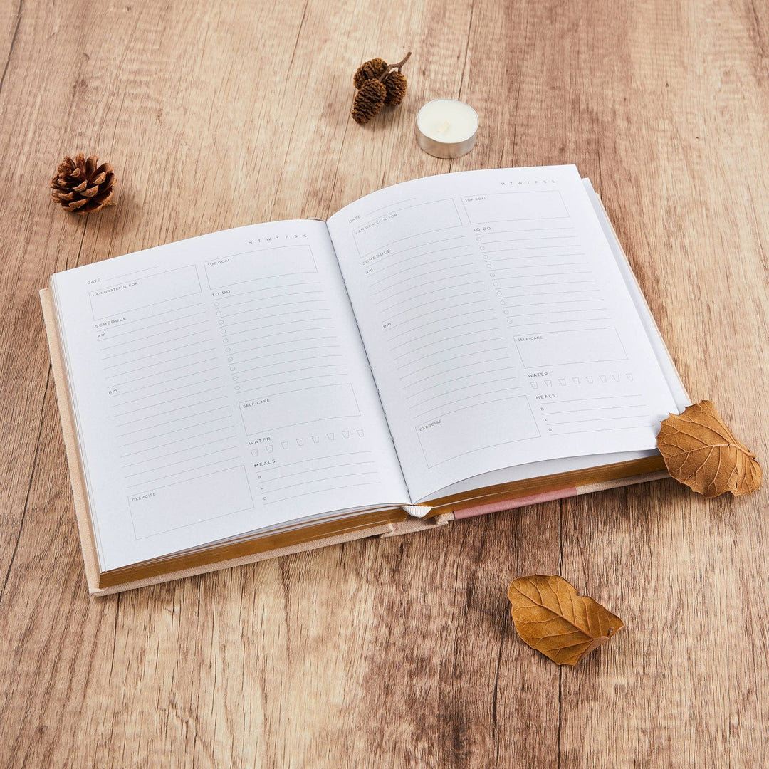 Deluxe Self-Care Journal – Beige