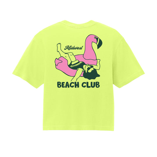 Beach Club Ladies Boxy Tee