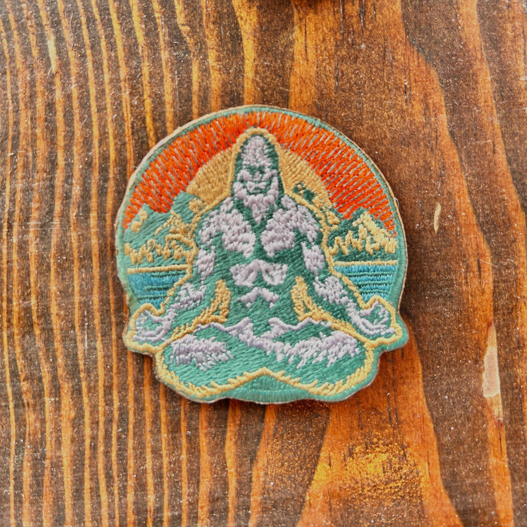 Meditating Sasquatch Patch