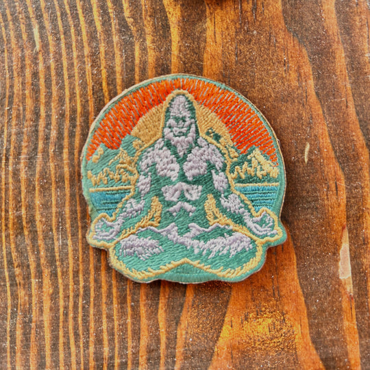 Meditating Sasquatch Patch