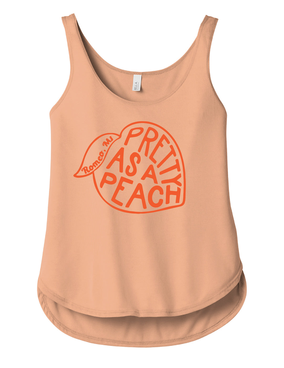 Pretty as a Peach Flowy Tank Top