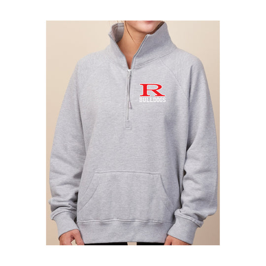 Romeo Bulldogs Ladies Boxy Half-Zip Fleece