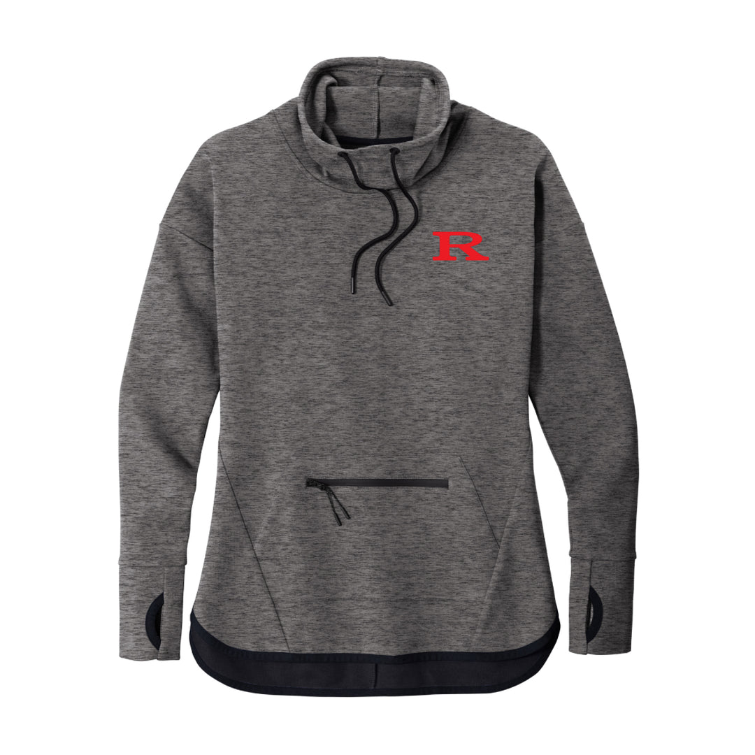 Romeo Bulldogs Ladies Cowl-Neck Sweatshirt