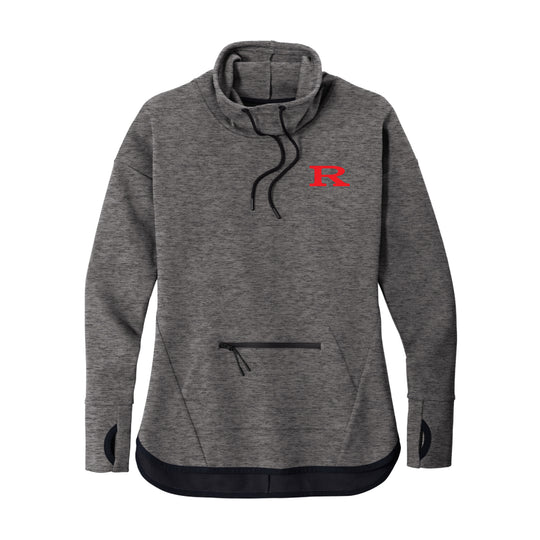 Romeo Bulldogs Ladies Cowl-Neck Sweatshirt