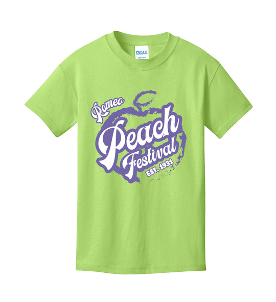 Romeo Peach Festival Est. Toddler &amp; Youth Tee