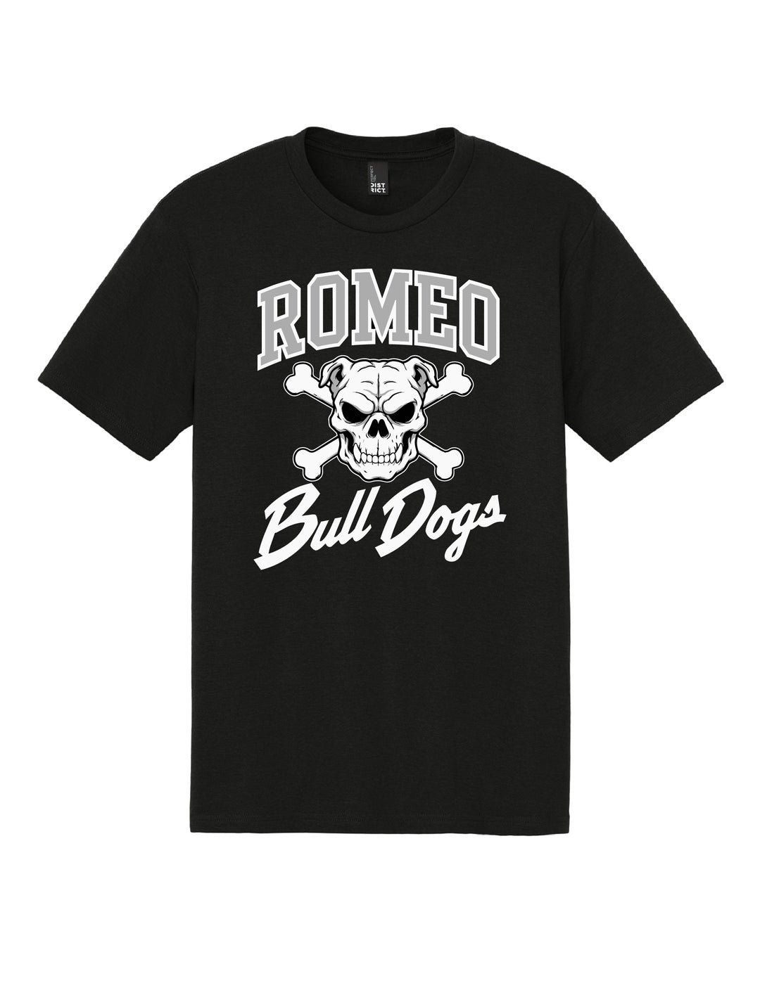 Romeo Bulldog Skull T-shirt