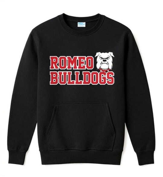 Romeo Bulldogs Pocket Crewneck