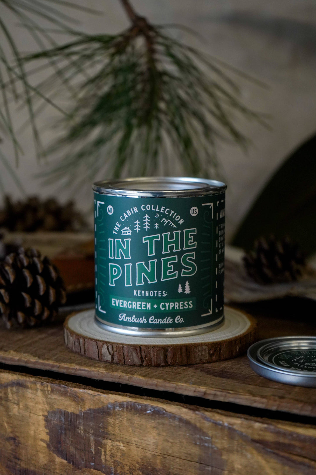 In The Pines | Evergreen + Cypress Soy Candle