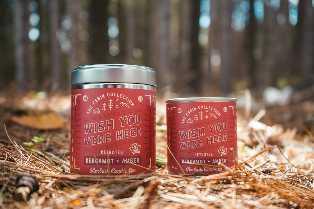Wish You Were Here | Bergamot + Amber Soy Candle