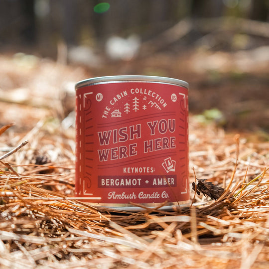 Wish You Were Here | Bergamot + Amber Soy Candle