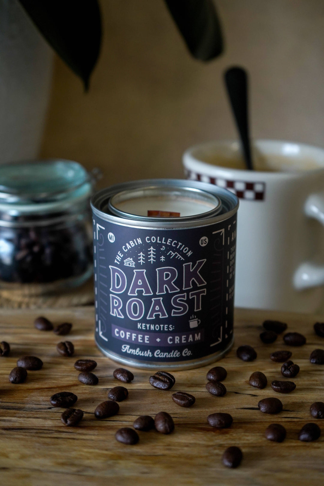 Dark Roast | Coffee + Cream Soy Candle