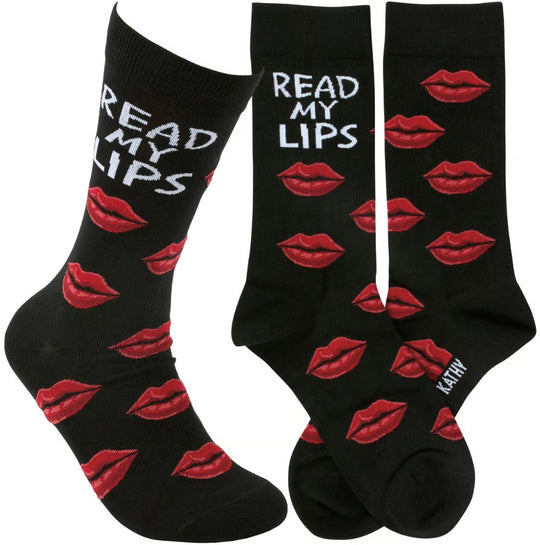 Read My Lips Socks