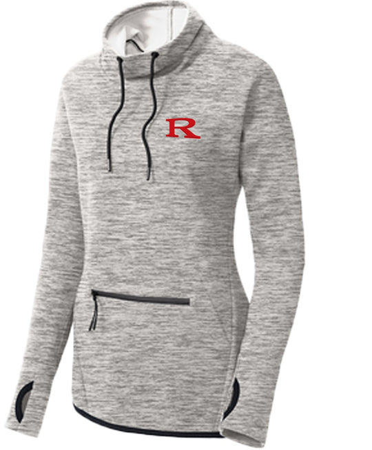 Romeo Bulldogs Ladies Cowl-Neck Sweatshirt